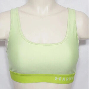 Under Armour Crossback Compression Wire Free‎ Sports Bra MEDIUM Lime Green